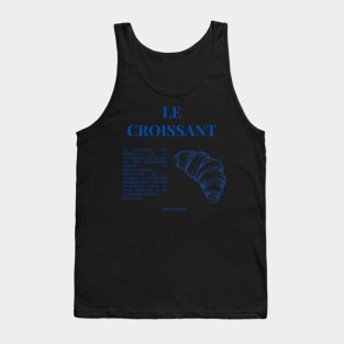 Le Croissant French Pastry Tank Top